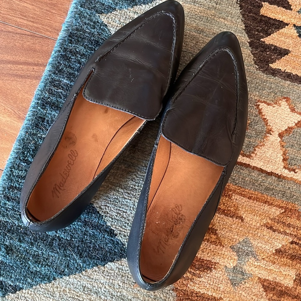 Madewell Leather Pointed Toe Loafers - Picture 6 of 6